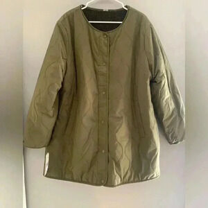 Woman’s KOOLABURRA By UGG Olive Green Reversible Water Resistant Coat Size XXL